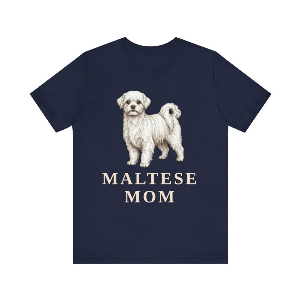 Maltese Mom Shirt, Vintage Dog Sketch Tee, Dog Mom Gift Maltese Mom Shirt, Vintage Dog Sketch Tee, Dog Mom Gift