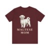 Maltese Mom Shirt, Vintage Dog Sketch Tee, Dog Mom Gift Maltese Mom Shirt, Vintage Dog Sketch Tee, Dog Mom Gift