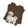 Maltese Mom Shirt, Vintage Dog Sketch Tee, Dog Mom Gift Maltese Mom Shirt, Vintage Dog Sketch Tee, Dog Mom Gift