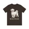 Maltese Lover Shirt, Vintage Dog Sketch Tee, Dog Lover Gift