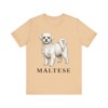 Maltese Lover Shirt, Vintage Dog Sketch Tee, Dog Lover Gift