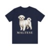 Maltese Lover Shirt, Vintage Dog Sketch Tee, Dog Lover Gift