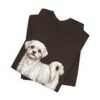Maltese Lover Shirt, Vintage Dog Sketch Tee, Dog Lover Gift