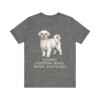 Maltese Humor Shirt, Vintage Dog Sketch Tee, Dog Humor Gift