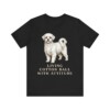 Maltese Humor Shirt, Vintage Dog Sketch Tee, Dog Humor Gift