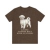 Maltese Humor Shirt, Vintage Dog Sketch Tee, Dog Humor Gift