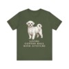 Maltese Humor Shirt, Vintage Dog Sketch Tee, Dog Humor Gift