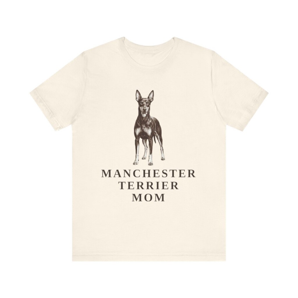 Manchester Terrier Mom Shirt, Vintage Dog Sketch Tee, Dog Mom Gift Manchester Terrier Mom Shirt, Vintage Dog Sketch Tee, Dog Mom Gift