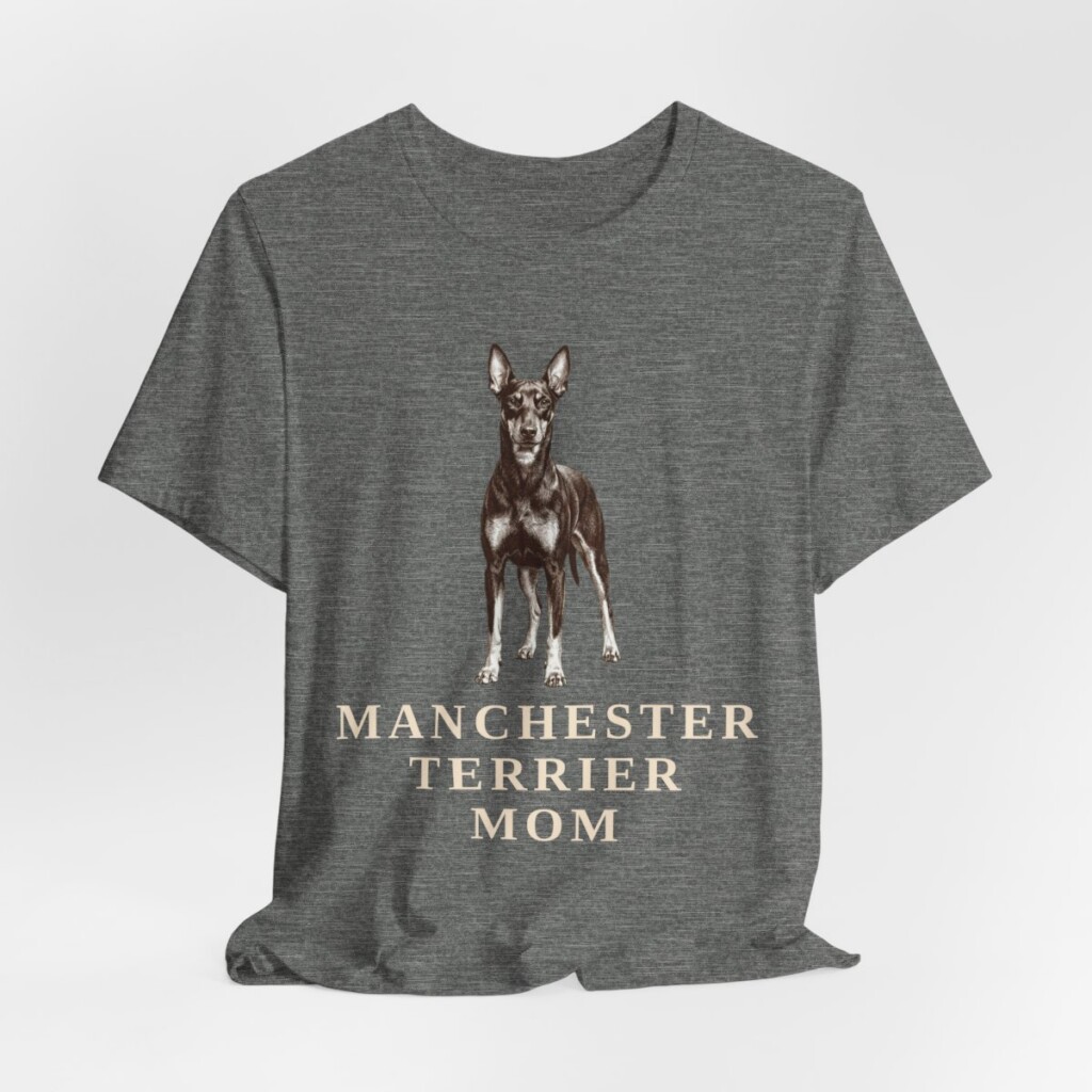 Manchester Terrier Mom Shirt, Vintage Dog Sketch Tee, Dog Mom Gift Manchester Terrier Mom Shirt, Vintage Dog Sketch Tee, Dog Mom Gift
