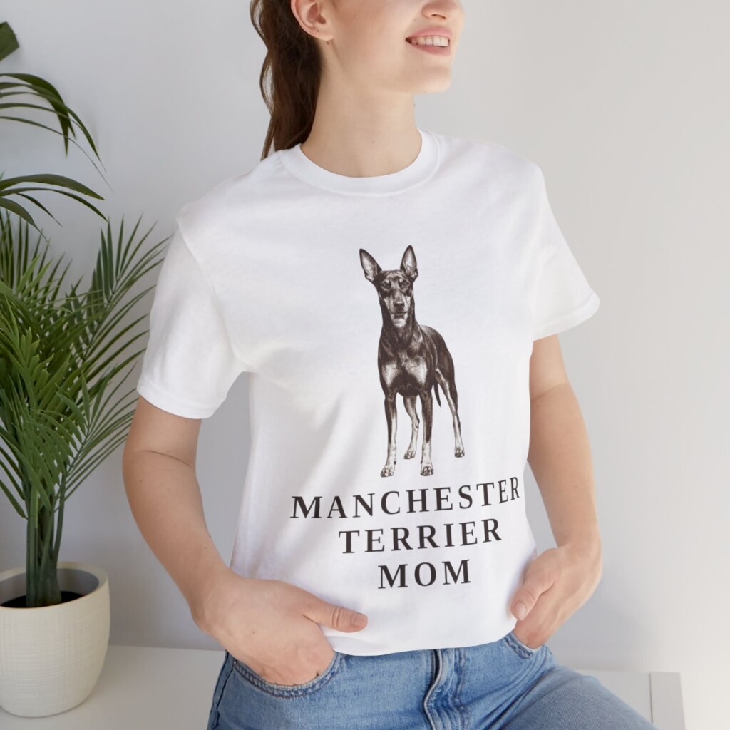 Manchester Terrier Mom Shirt, Vintage Dog Sketch Tee, Dog Mom Gift Manchester Terrier Mom Shirt, Vintage Dog Sketch Tee, Dog Mom Gift