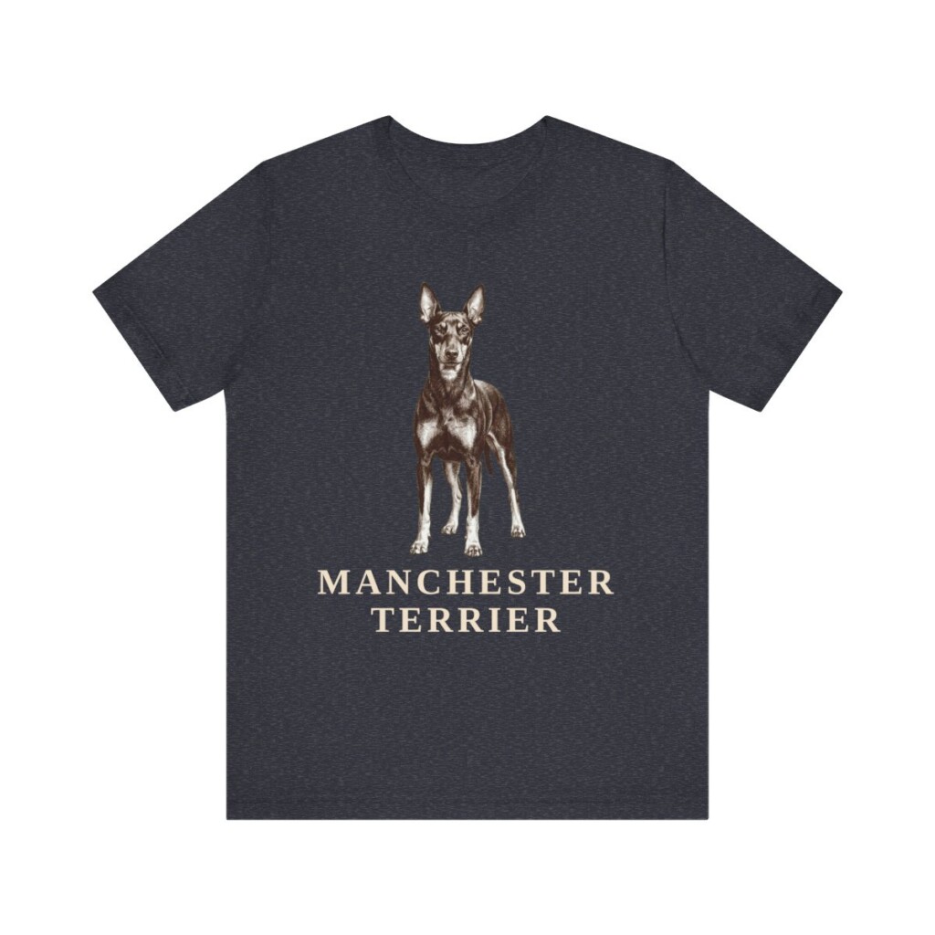 Manchester Terrier Lover Shirt, Vintage Dog Sketch Tee, Dog Lover Gift Manchester Terrier Lover Shirt, Vintage Dog Sketch Tee, Dog Lover Gift