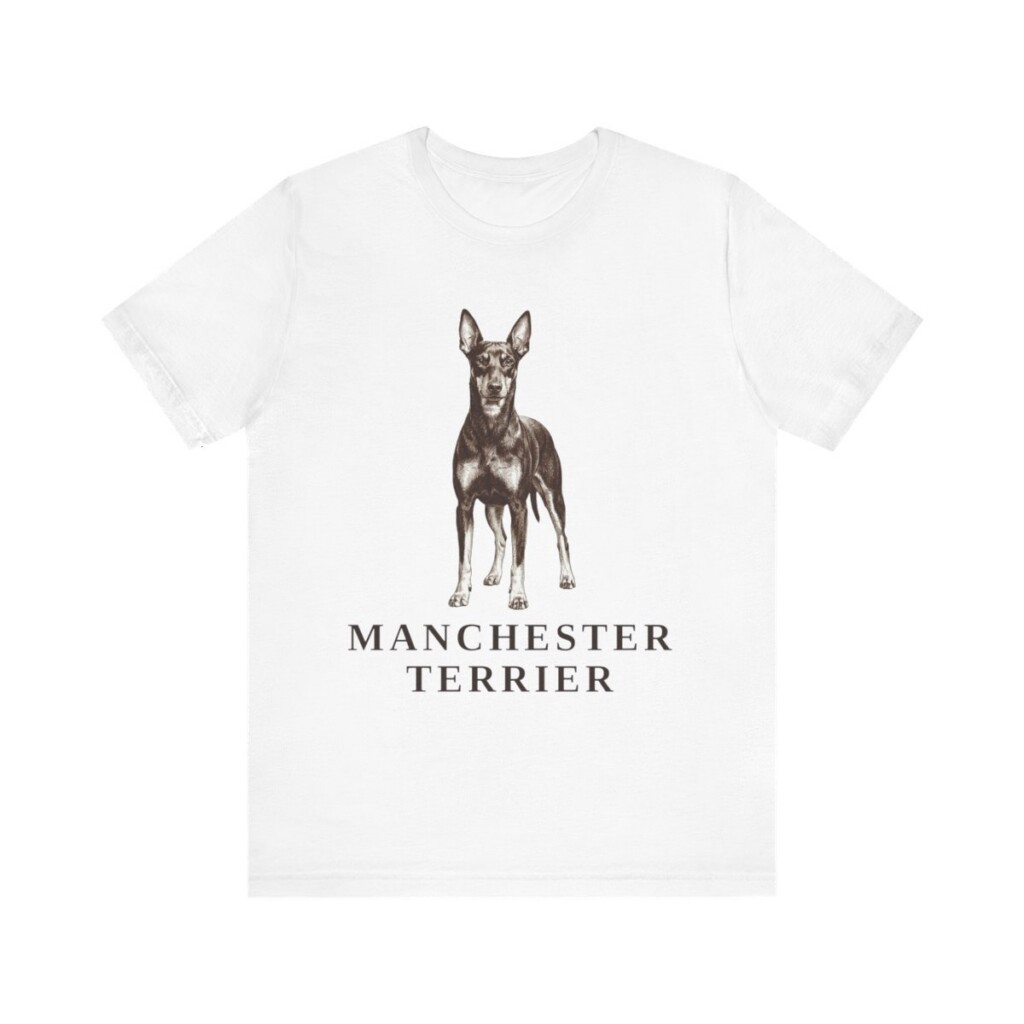 Manchester Terrier Lover Shirt, Vintage Dog Sketch Tee, Dog Lover Gift Manchester Terrier Lover Shirt, Vintage Dog Sketch Tee, Dog Lover Gift