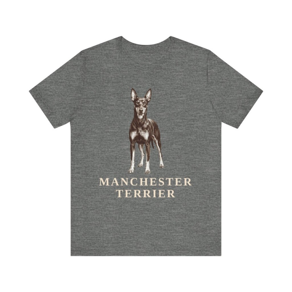 Manchester Terrier Lover Shirt, Vintage Dog Sketch Tee, Dog Lover Gift Manchester Terrier Lover Shirt, Vintage Dog Sketch Tee, Dog Lover Gift