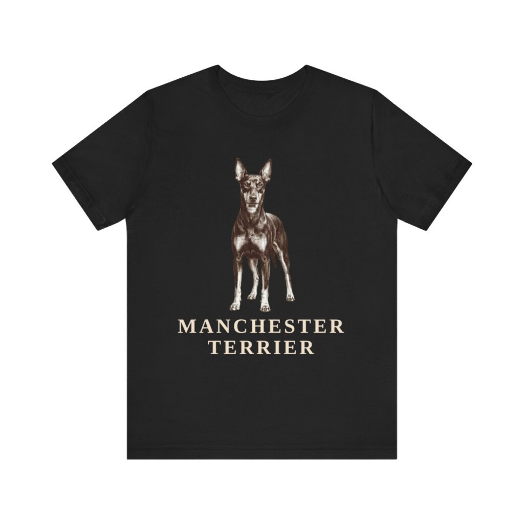 Manchester Terrier Lover Shirt, Vintage Dog Sketch Tee, Dog Lover Gift Manchester Terrier Lover Shirt, Vintage Dog Sketch Tee, Dog Lover Gift