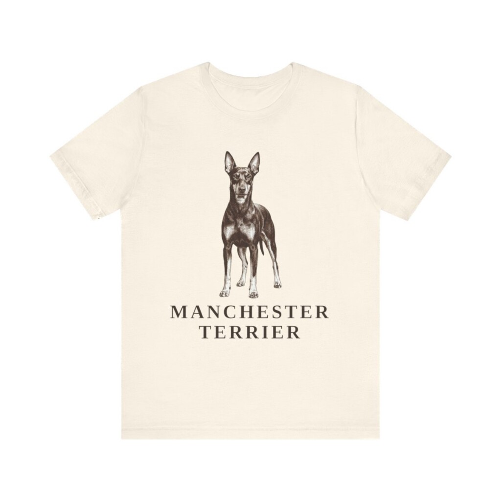 Manchester Terrier Lover Shirt, Vintage Dog Sketch Tee, Dog Lover Gift Manchester Terrier Lover Shirt, Vintage Dog Sketch Tee, Dog Lover Gift
