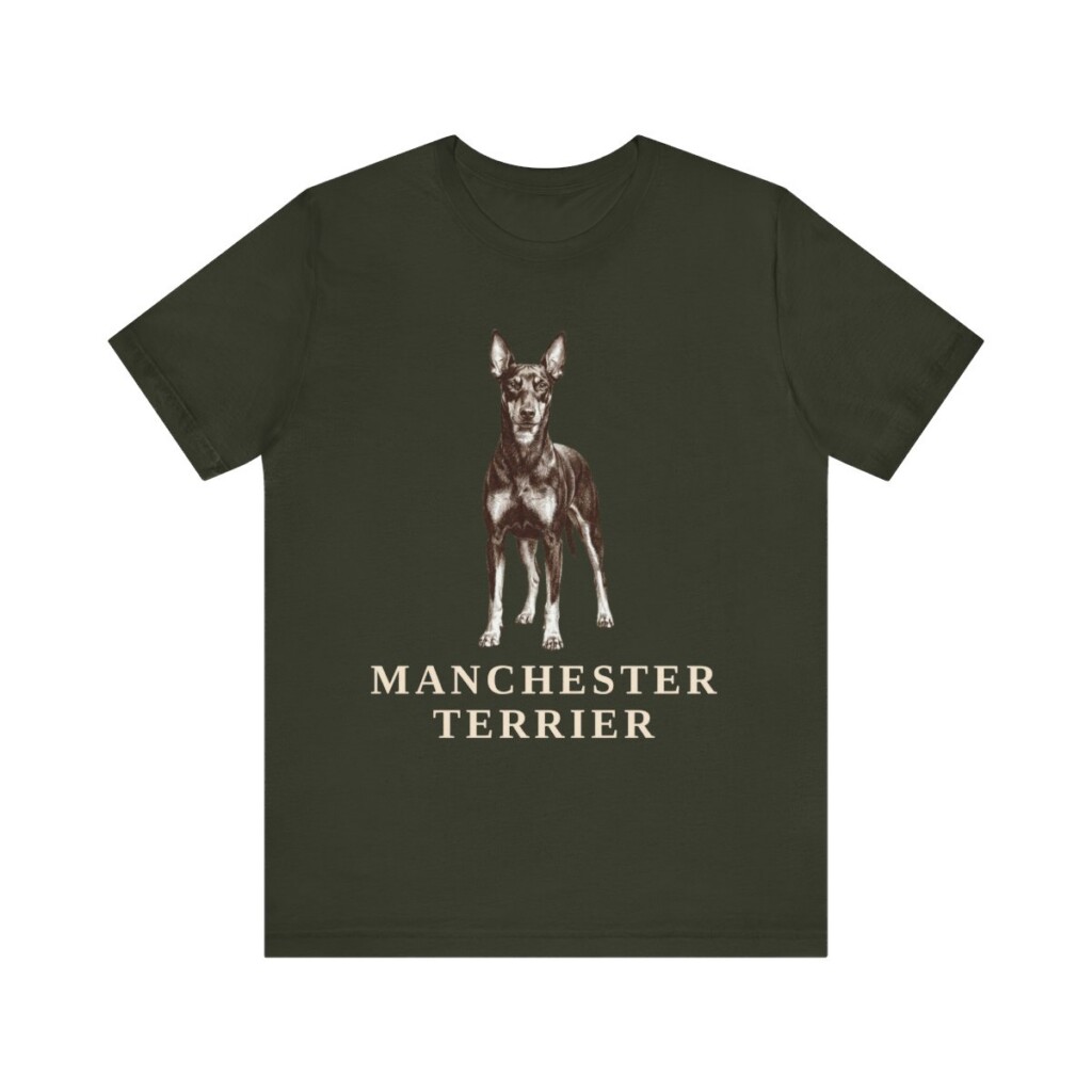 Manchester Terrier Lover Shirt, Vintage Dog Sketch Tee, Dog Lover Gift Manchester Terrier Lover Shirt, Vintage Dog Sketch Tee, Dog Lover Gift