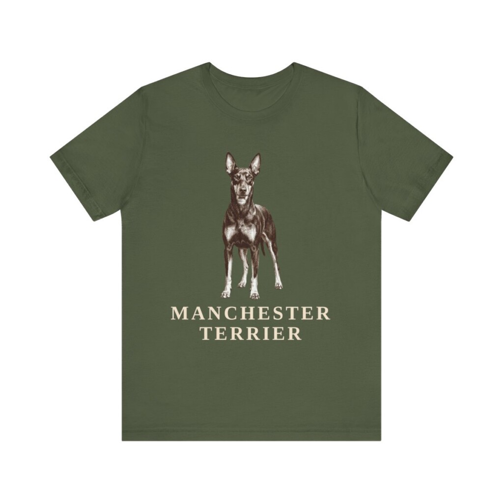 Manchester Terrier Lover Shirt, Vintage Dog Sketch Tee, Dog Lover Gift Manchester Terrier Lover Shirt, Vintage Dog Sketch Tee, Dog Lover Gift
