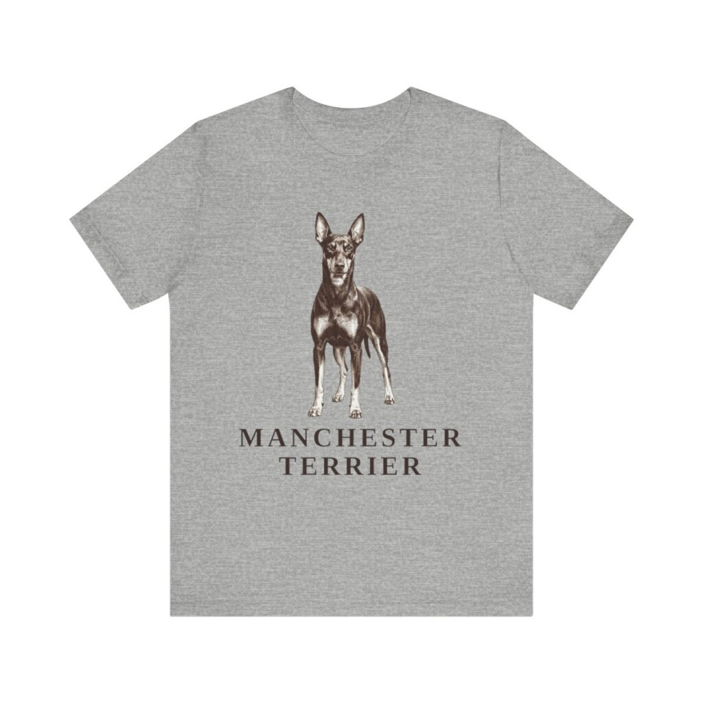 Manchester Terrier Lover Shirt, Vintage Dog Sketch Tee, Dog Lover Gift Manchester Terrier Lover Shirt, Vintage Dog Sketch Tee, Dog Lover Gift