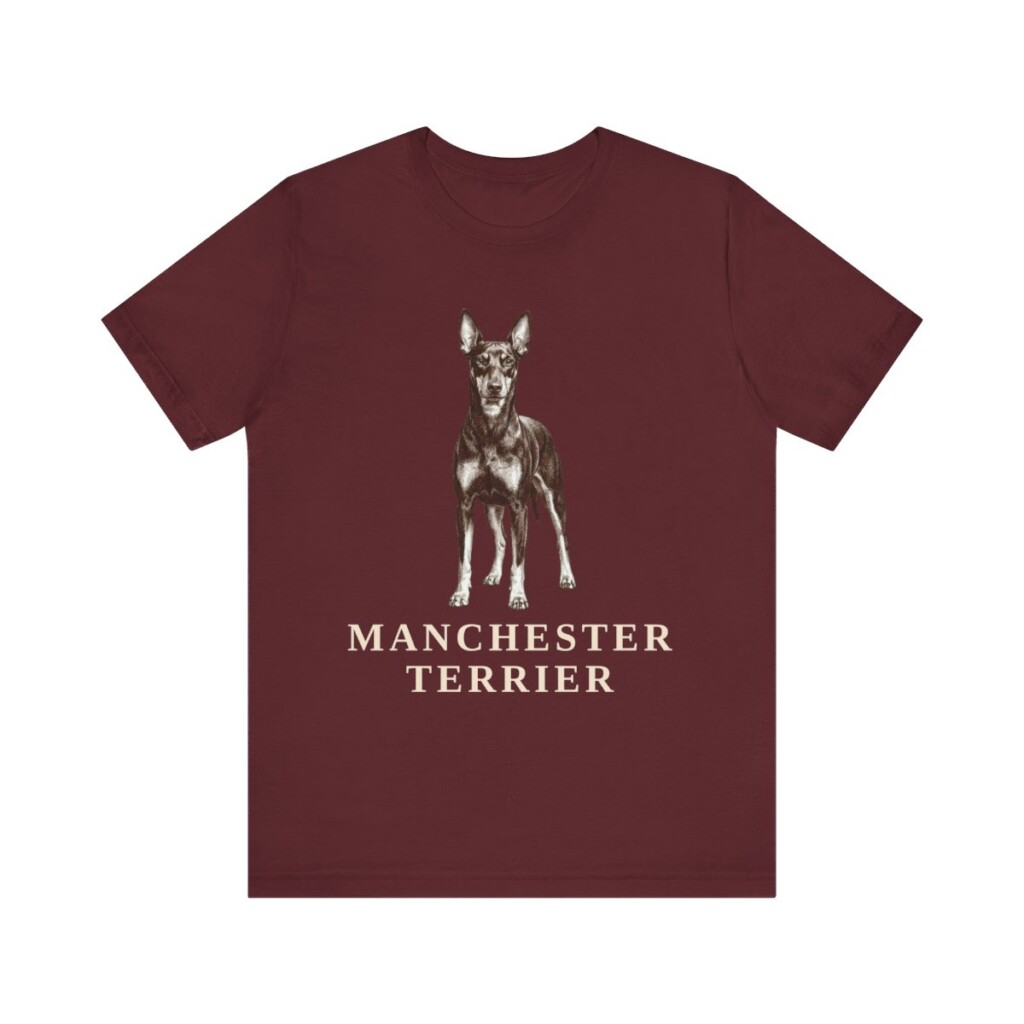 Manchester Terrier Lover Shirt, Vintage Dog Sketch Tee, Dog Lover Gift Manchester Terrier Lover Shirt, Vintage Dog Sketch Tee, Dog Lover Gift