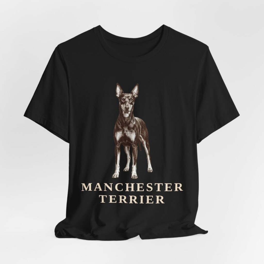 Manchester Terrier Lover Shirt, Vintage Dog Sketch Tee, Dog Lover Gift Manchester Terrier Lover Shirt, Vintage Dog Sketch Tee, Dog Lover Gift
