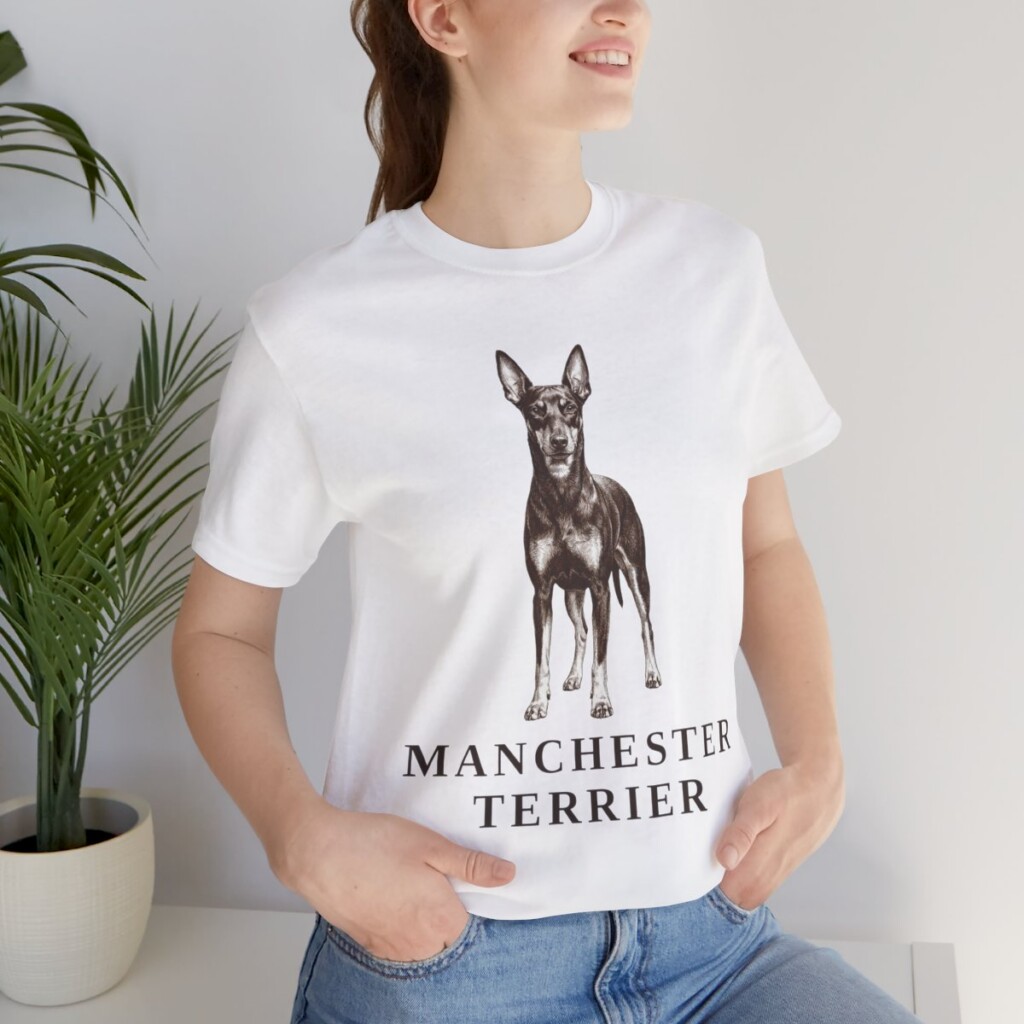 Manchester Terrier Lover Shirt, Vintage Dog Sketch Tee, Dog Lover Gift Manchester Terrier Lover Shirt, Vintage Dog Sketch Tee, Dog Lover Gift
