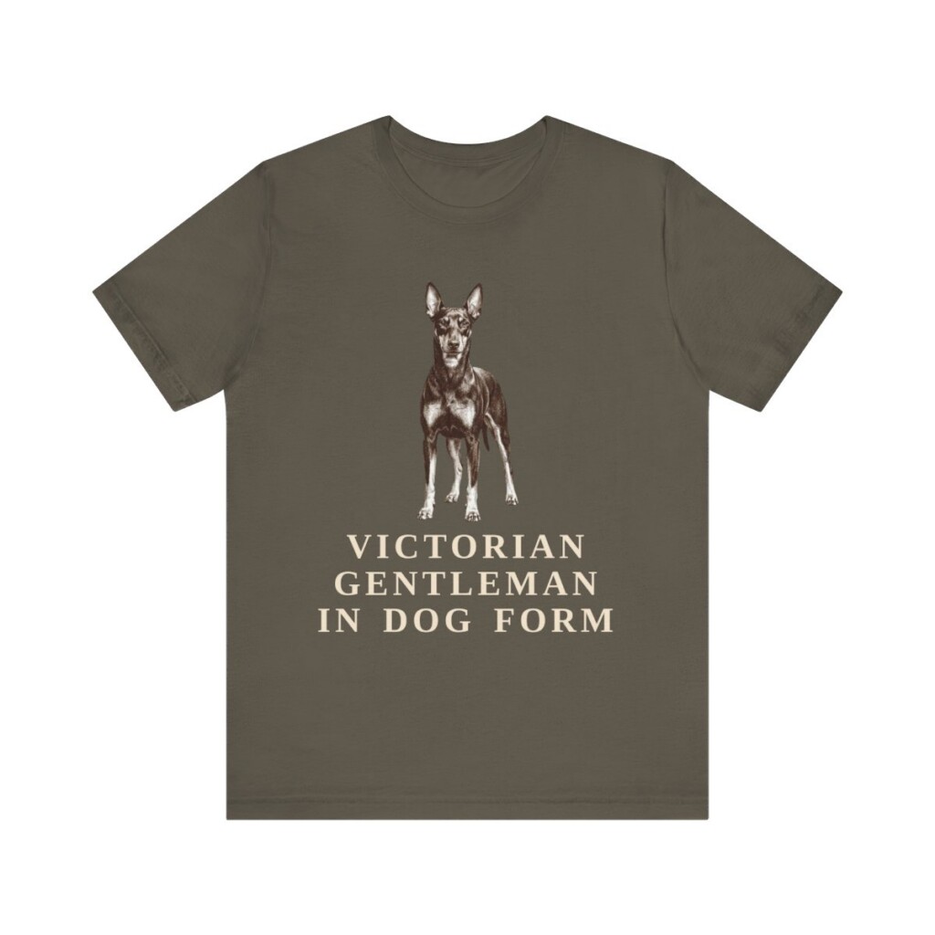 Manchester Terrier Humor Shirt, Vintage Dog Sketch Tee, Dog Humor Gift