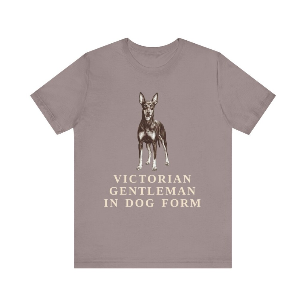 Manchester Terrier Humor Shirt, Vintage Dog Sketch Tee, Dog Humor Gift