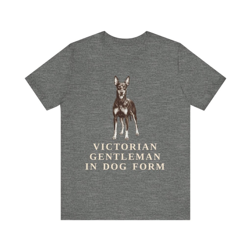 Manchester Terrier Humor Shirt, Vintage Dog Sketch Tee, Dog Humor Gift