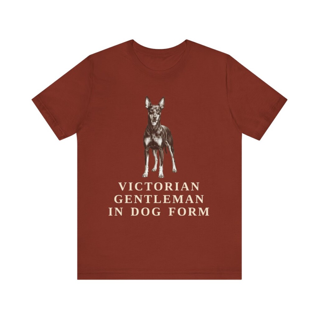 Manchester Terrier Humor Shirt, Vintage Dog Sketch Tee, Dog Humor Gift
