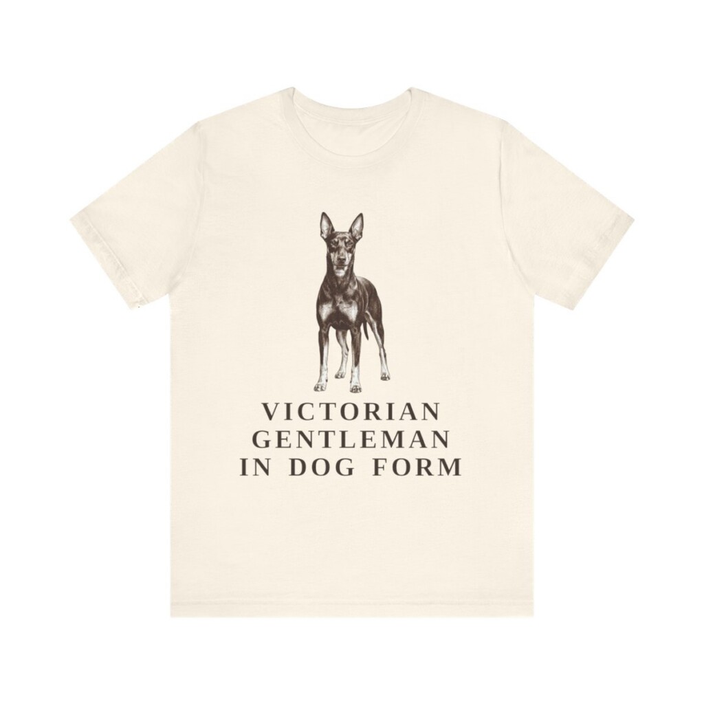 Manchester Terrier Humor Shirt, Vintage Dog Sketch Tee, Dog Humor Gift
