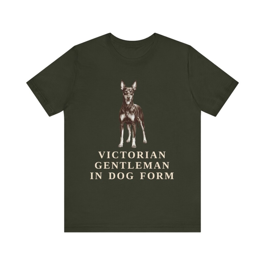 Manchester Terrier Humor Shirt, Vintage Dog Sketch Tee, Dog Humor Gift