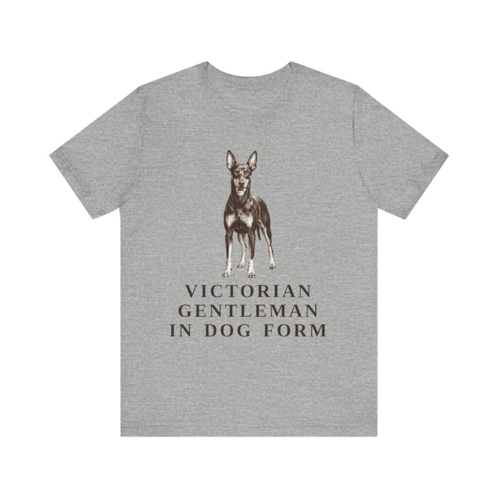 Manchester Terrier Humor Shirt, Vintage Dog Sketch Tee, Dog Humor Gift