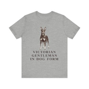 Manchester Terrier Humor Shirt, Vintage Dog Sketch Tee, Dog Humor Gift