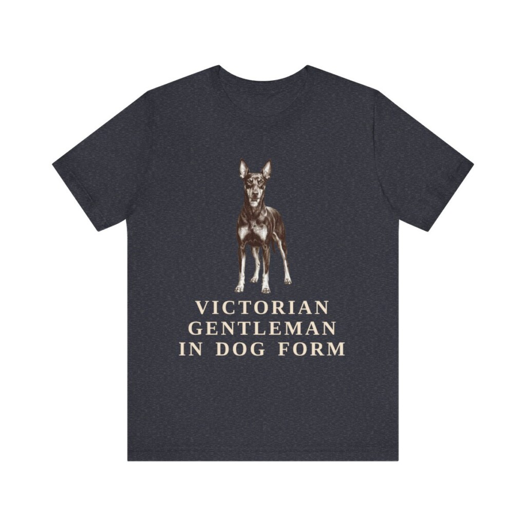 Manchester Terrier Humor Shirt, Vintage Dog Sketch Tee, Dog Humor Gift