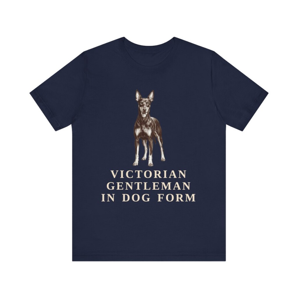 Manchester Terrier Humor Shirt, Vintage Dog Sketch Tee, Dog Humor Gift