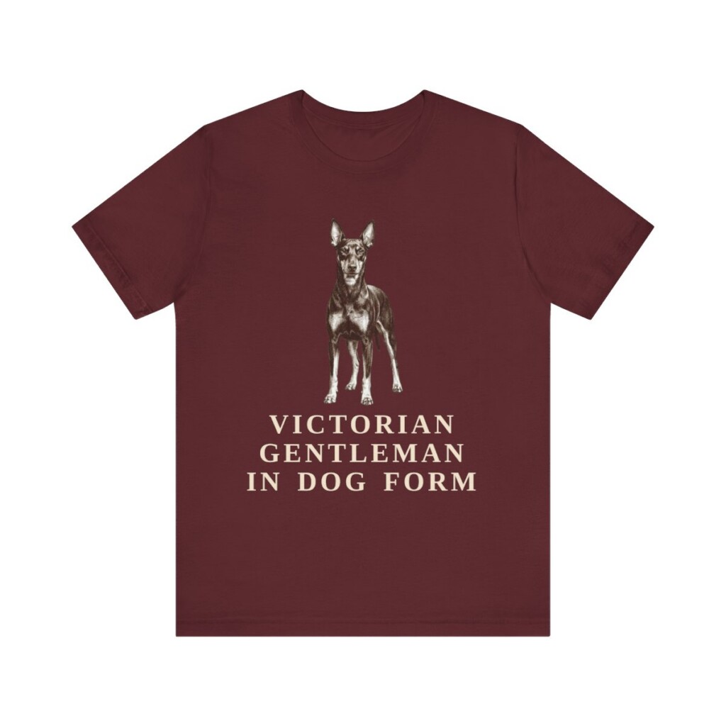 Manchester Terrier Humor Shirt, Vintage Dog Sketch Tee, Dog Humor Gift