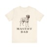 Mastiff Dad Shirt, Vintage Dog Sketch Tee, Dog Dad Gift Mastiff Dad Shirt, Vintage Dog Sketch Tee, Dog Dad Gift