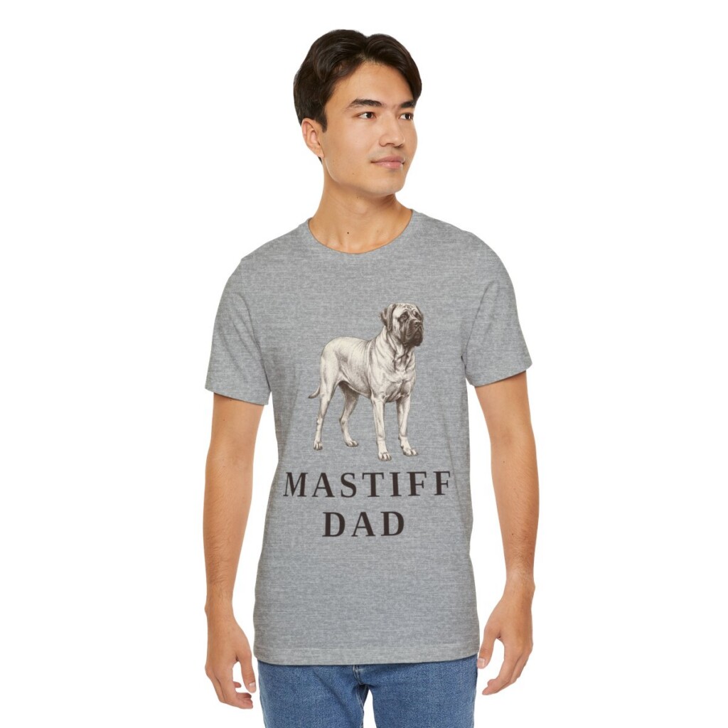 Mastiff Dad Shirt, Vintage Dog Sketch Tee, Dog Dad Gift Mastiff Dad Shirt, Vintage Dog Sketch Tee, Dog Dad Gift