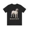 Mastiff Lover Shirt, Vintage Dog Sketch Tee, Dog Lover Gift