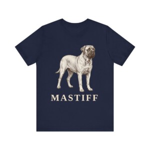 Mastiff Lover Shirt, Vintage Dog Sketch Tee, Dog Lover Gift