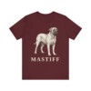 Mastiff Lover Shirt, Vintage Dog Sketch Tee, Dog Lover Gift