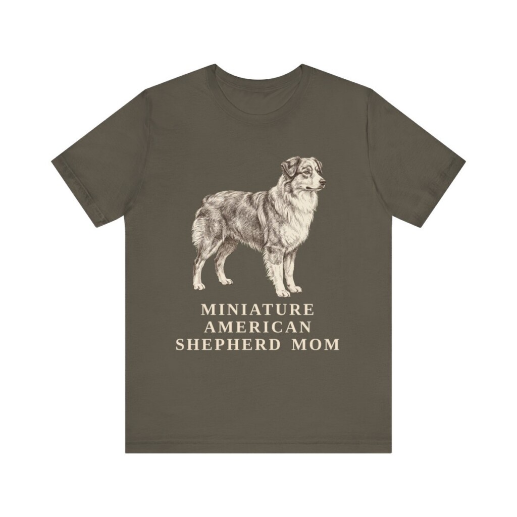 Miniature American Shepherd Mom Shirt, Vintage Dog Sketch Tee, Dog Mom Gift