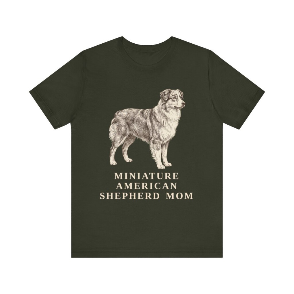 Miniature American Shepherd Mom Shirt, Vintage Dog Sketch Tee, Dog Mom Gift