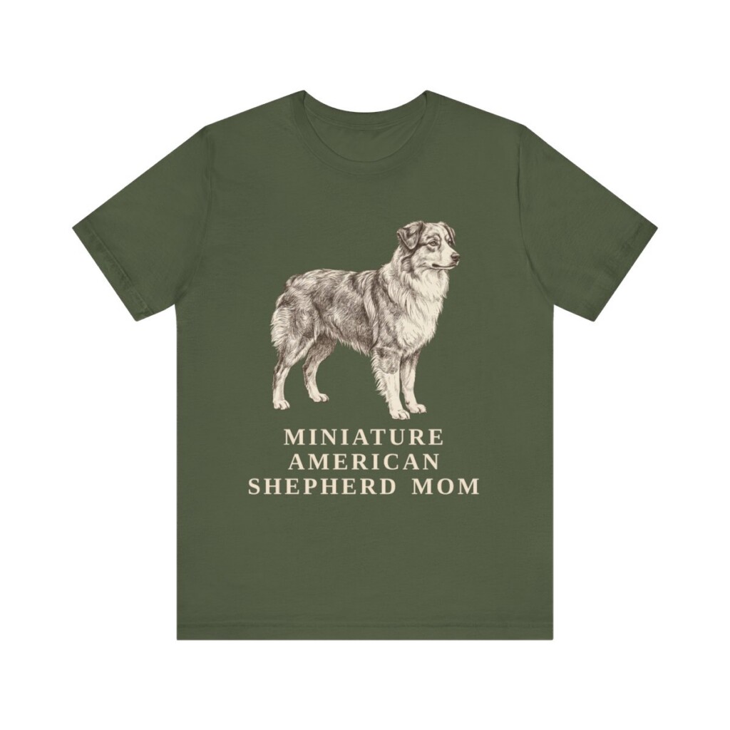 Miniature American Shepherd Mom Shirt, Vintage Dog Sketch Tee, Dog Mom Gift