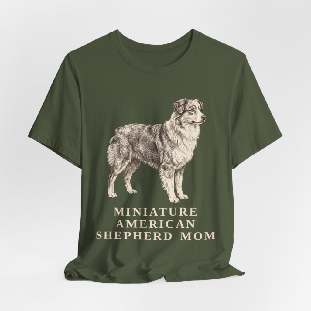 Miniature American Shepherd Mom Shirt, Vintage Dog Sketch Tee, Dog Mom Gift