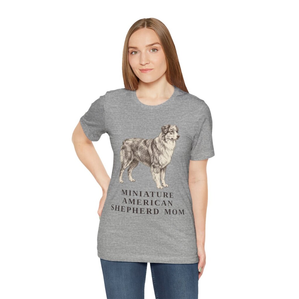 Miniature American Shepherd Mom Shirt, Vintage Dog Sketch Tee, Dog Mom Gift