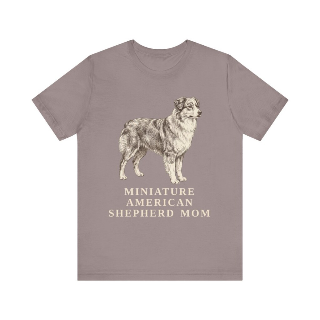 Miniature American Shepherd Mom Shirt, Vintage Dog Sketch Tee, Dog Mom Gift