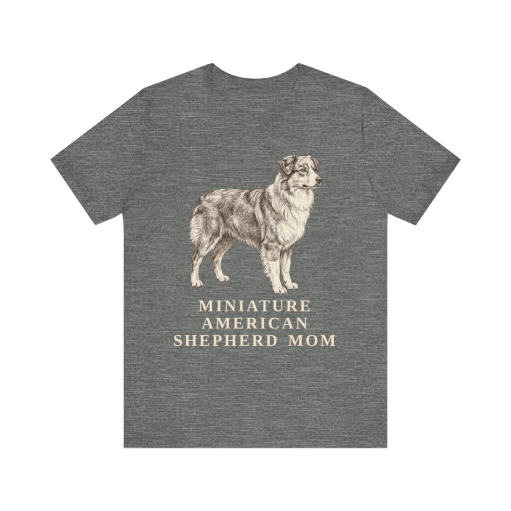 Miniature American Shepherd Mom Shirt, Vintage Dog Sketch Tee, Dog Mom Gift
