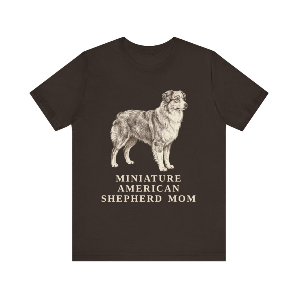 Miniature American Shepherd Mom Shirt, Vintage Dog Sketch Tee, Dog Mom Gift