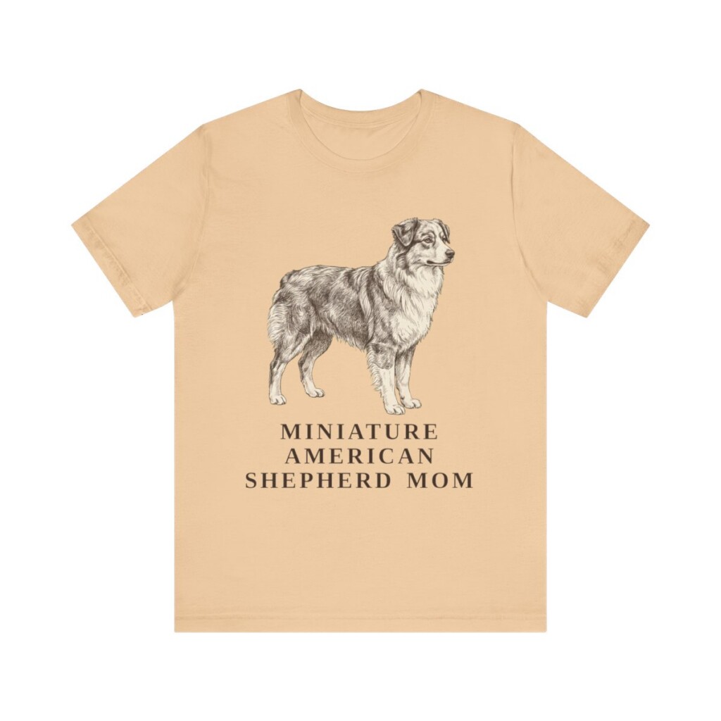 Miniature American Shepherd Mom Shirt, Vintage Dog Sketch Tee, Dog Mom Gift